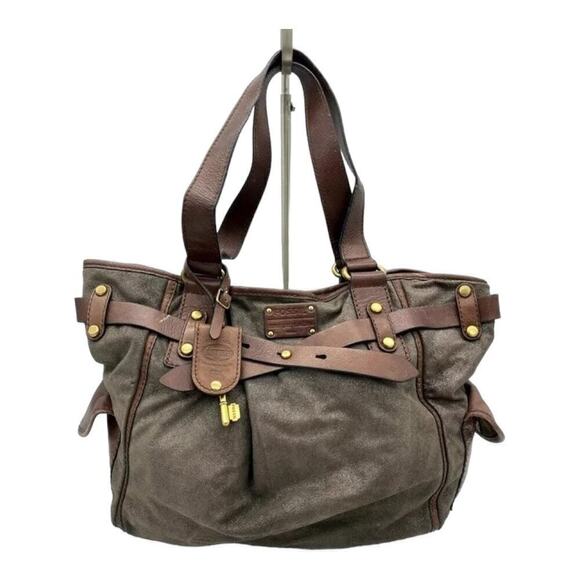 Fossil Brown Leather Long Live Vintage 1954 Large Tote 13 in  X 6 in  X 12 in - Picture 1 of 10